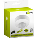 Goobay White, for surface ceiling mounting, 360 detection, 12 m range, for indoors (IP20), suitable 