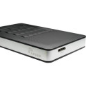 Inter-Tech GD-25LK01 HDD enclosure Aluminium, Black 2.5&quot;