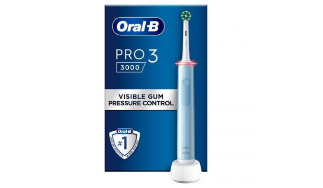 Oral-B Pro 3 3000 Cross Adult Rotating-oscillating toothbrush Blue