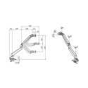 Multibrackets M Gaslift Arm Samsung G9 Single Black