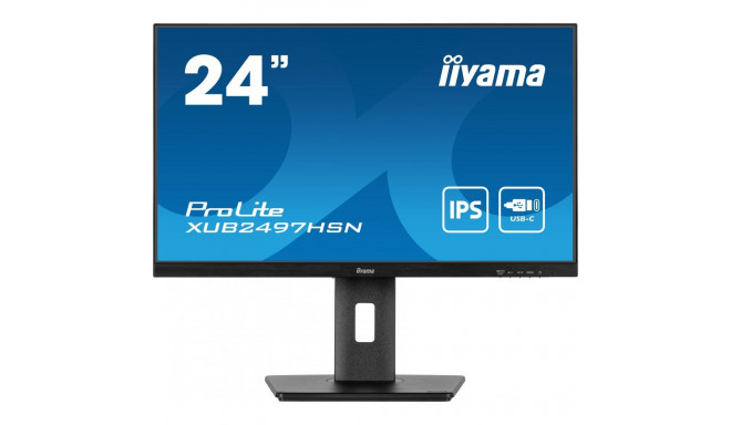 "IIYAMA 60,5cm (23,8"") XUB2497HSN-B2 16:9 HDMI+DP+USB-C Lift"