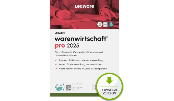 "Lexware Warenwirtschaft Pro 2025 - 3 Devices, 1 Year - ESD-DownloadESD"