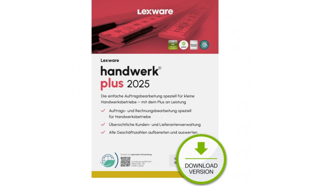 "Lexware handwerk Plus 2025 - 1 Device, ABO - ESD -DownloadESD"