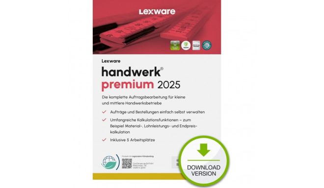 "Lexware handwerk Premium 2025 - 1 Device, 1 Year - ESD-DownloadESD"