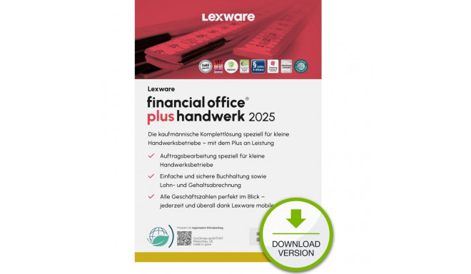 "Lexware Financial Office Plus handwerk 2025 - 1 Device, ABO - ESD -DownloadESD"