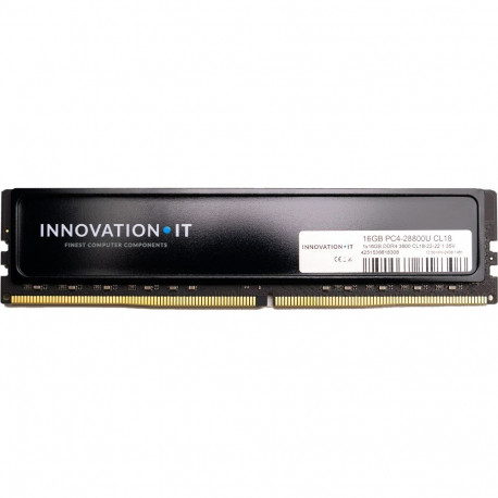 Innovation IT mälumoodul 3600 16GB CL18 1.35V jahutuskattega (CL18-22-22)
