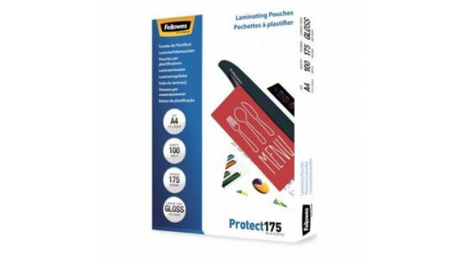 Fellowes LAMINATOR POUCH GLOSSY/A4 175 100PCS 5308703