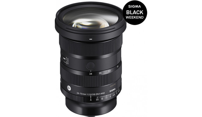 Sigma 24-70mm f/2.8 DG DN II Art lens for Sony E