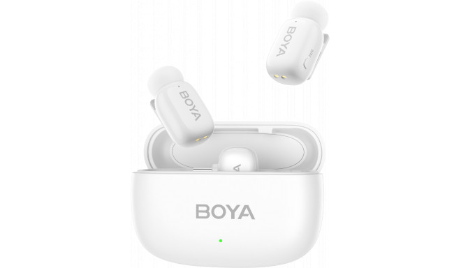 Boya juhtmevaba mikrofon mini-13 Lightning/USB-C, valge