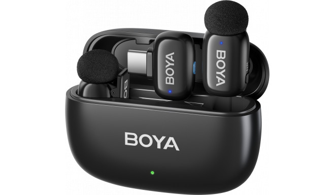 Boya juhtmevaba mikrofon mini-14 USB-C, must