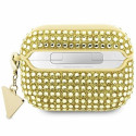GUESS case for APPLE AirPods Pro GUAPHDGTPD (Rhinestone Triangle Charm) gold