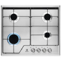 Electrolux KGS6424BX Roostevaba Teras Integreeritud 60 cm Gaasipliit 4 tsooniga