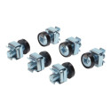 Digitus kinnituse komplekt 483 mm (19") ja 254 mm (10") komponentidele, M6 | DN-19 SET-S