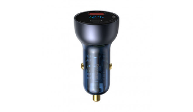 Baseus CCKX-C0G Car Charger USB-C / USB / 3A / 65W / Quick Charge 4.0 Black