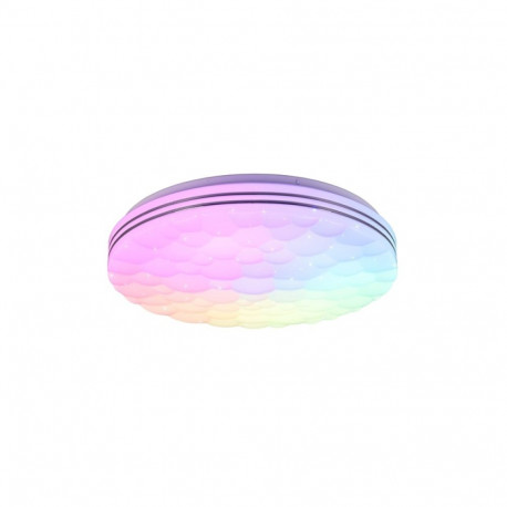Ceiling LED lamp REALITY TIGER, 22 W, 2700-6000K RGBW, 2500 lm, Ø38x7cm, with remote control