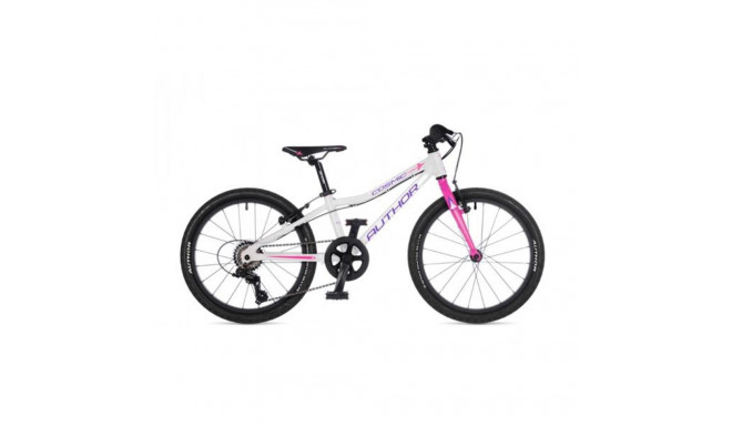 Author Cosmic bicycle, 20", Extreme White/Suzy Pink