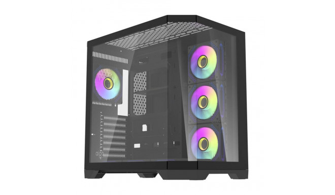 Darflash FT418 PRO computer case + 7 aRGB fans (black)