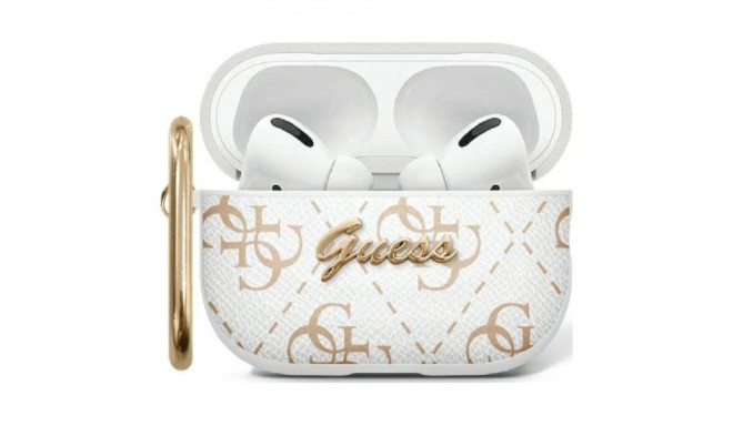 Guess PU New 4G Hook case for AirPods 3 white