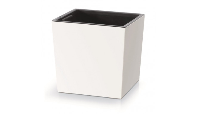 Doniczka URBI SQUARE LOW DURS240L valge