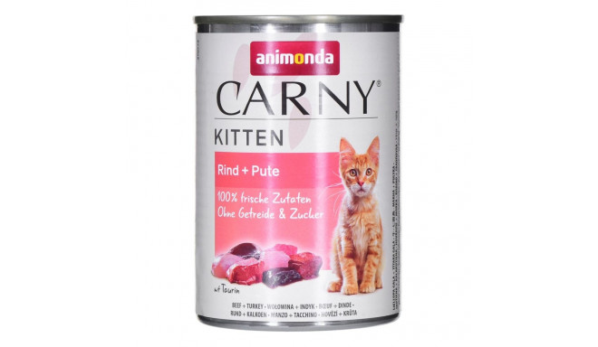 Cat Food - Animonda Carny Kitten Beef Turkey 400g