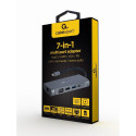 Notebook Dock - Gembird A-cm-combo7-01 USB 3.2 Gen 1 Type-a Gray