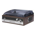 Denver VPR-190 audio turntable Brown
