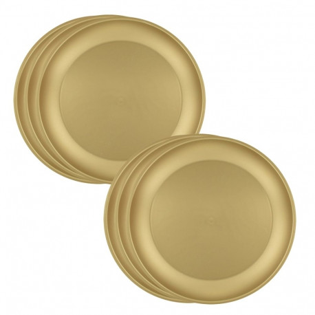 Procos korduvkasutatav peotaldrik, 21cm, 6 tk, kuld