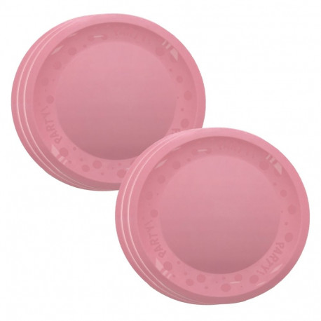 Procos korduvkasutatav peotaldrik, 21cm, 6 tk, roosa pastel