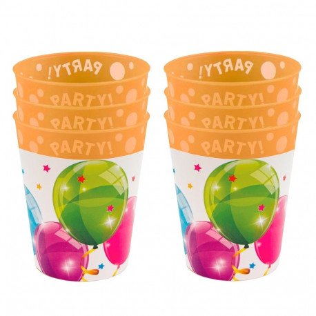 Procos korduvkasutatav peotops 250ml, 6 tk, Õhupallid