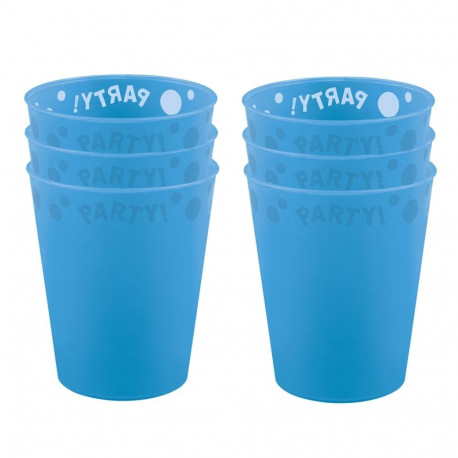 Procos korduvkasutatav peotops 250ml, 6 tk, sinine pastel