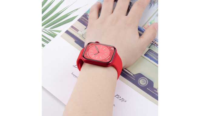 HOCO silicone strap for Apple Watch 38 / 40 / 41 mm WA15 big red