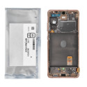 ServicePack LCD Display SAMSUNG S20 FE 4G/5G G780F/G781F GH82-24219F Orange