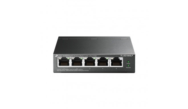 TP-Link TL-SG1005LP võrgulüliti Haldamata Gigabit Ethernet (10/100/1000) Toite üle Etherneti (PoE) M