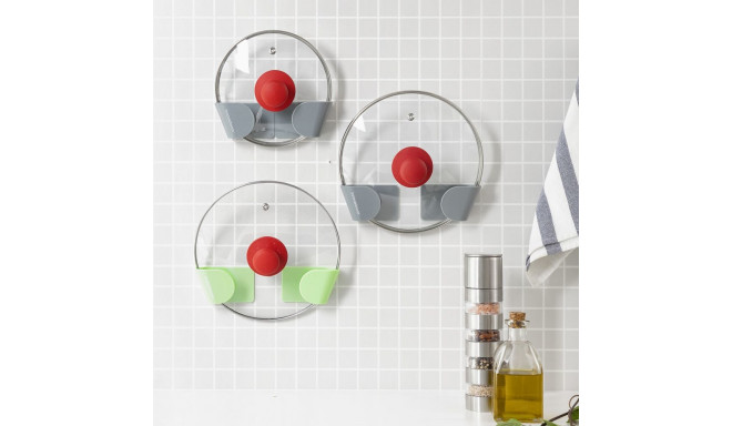 Set of 3 Adhesive Holders for Saucepan Lids Smarack InnovaGoods