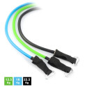 Set of Resistance Bands with Accessories and Exercise Guide Tribainer InnovaGoods 3 Units Set of Resistance Bands with Accessories and Exercise Guide Tribainer InnovaGoods 3 Units