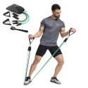 Set of Resistance Bands with Accessories and Exercise Guide Tribainer InnovaGoods 3 Units Set of Resistance Bands with Accessories and Exercise Guide Tribainer InnovaGoods 3 Units