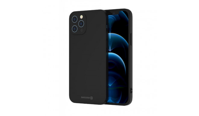Swissten kaitseümbris Soft Joy Silicone Samsung Galaxy A54 5G, must