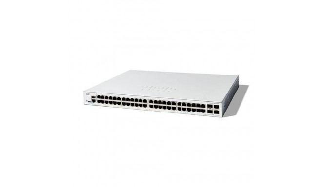 Cisco Catalyst 1200-48T-4X Smart Switch, 48 Port GE, 4x10GE SFP+, Limited Lifetime Protection (C1200