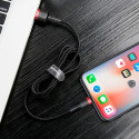 BASEUS cable USB A to Lightning 2,4A Cafule CALKLF-B19 1 m black red