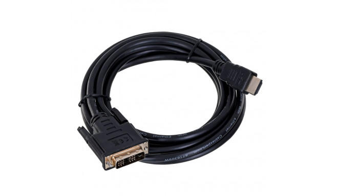 Gembird 3m HDMI/DVI M/M DVI-D must