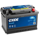 Exide Excell 71Ah 670A 278x175x175-+