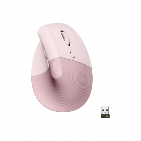LOGITECH Lift vertikaalne ergonoomiline hiir optiline 6-nupuline juhtmevaba Bluetooth 2.4 GHz LOGITE