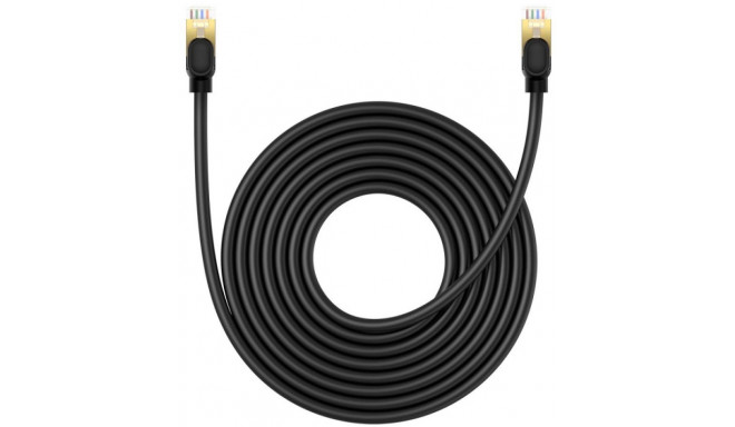 Baseus patchcord Ethernet RJ45 Cat.8 8m, black