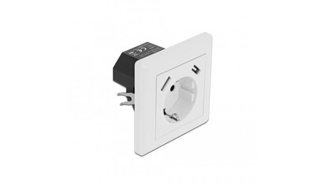 DeLOCK Wall Socket with 2 x USB Type-A Charging Port 2.8 A