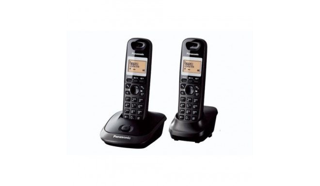 Panasonic KX-TG2512FXT telephone DECT telephone Caller ID Black