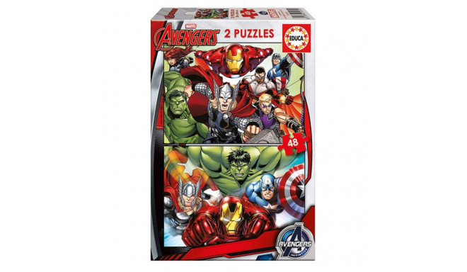 Child's Puzzle Marvel Avengers Educa (2 x 48 pcs)