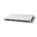 Cisco Catalyst 1200-48T-4G nutikas lüliti, 48-port GE, 4x1GE SFP, piiratud eluaegne kaitse (C1200-48