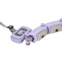 Hula hop with magnets, weight and counter HMS HHM14 purple