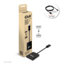 CLUB 3D CSV-7200 Multivoo Transport (MST) jaotur DisplayPort™1.4-st DisplayPort™1.4-e Kahe Monitori 