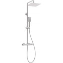 Rain shower with thermostatic shower mixer